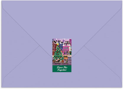 Joy Laforme Christmas Square Greeting Card Puzzle