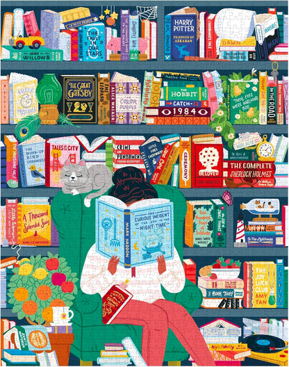 50 Must-Read Books of the World Bucket List 1000-Piece Puzzle