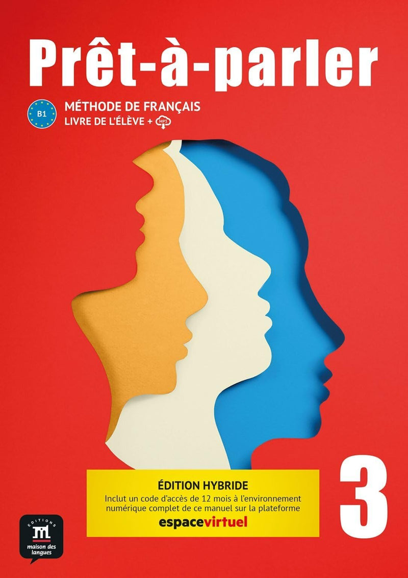 Pret-a-parler 3 Livre de leleve Ed. Hybride (B1)