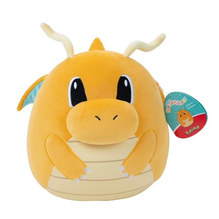 Squishmallows Pokemon 10 Inch Plush - Dragonite