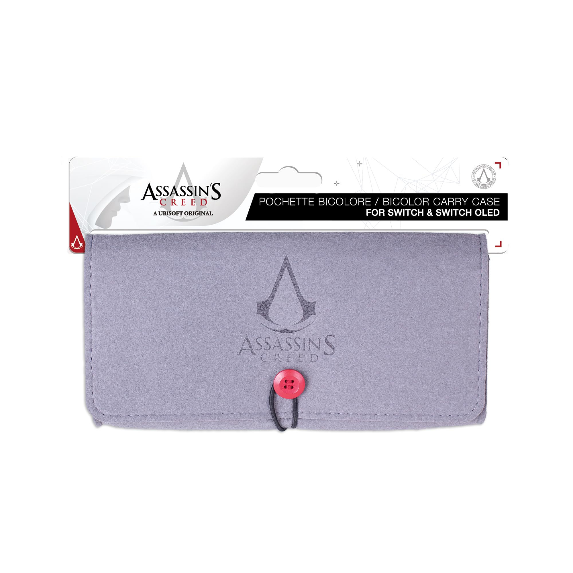 Assassin's Creed - Pochette de transport en feutrine pour Nintendo Switch et Switch OLED