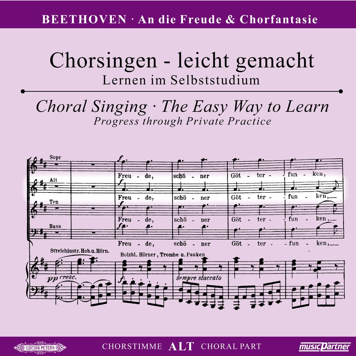 CHORSINGEN LEICHT GEMACHT : Ludwig van Beethoven´s ODE AN DIE FREUDE + CHORFANTASIE C-MOLL