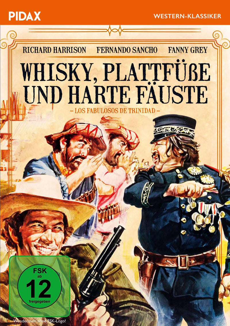Whisky, Plattfüße und harte Fäuste (Los Fabulosos de Trinidad) / Euro-Western mit Richard Harrison und Fernando Sancho (Pidax Western-Klassiker