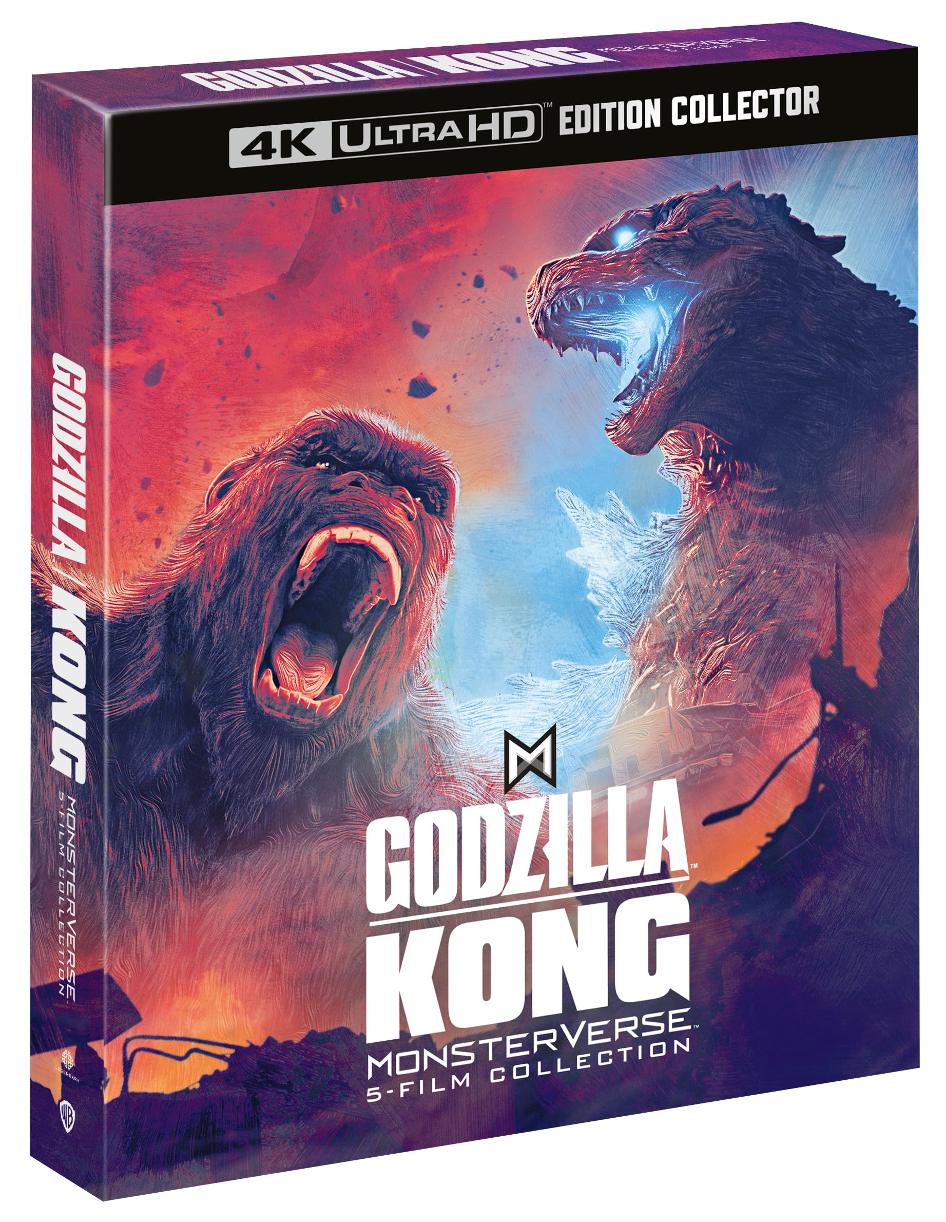 Monsterverse - coffret 5 films 4k ultra hd