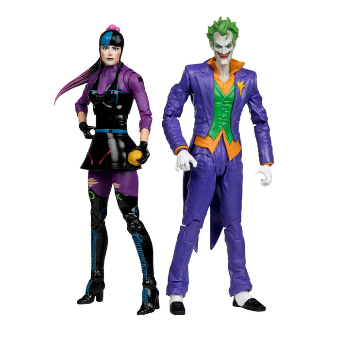 McFarlane Toys - DC Multiverse The Joker & Punchline - Figura de acción de 7 pulgadas, paquete de 2