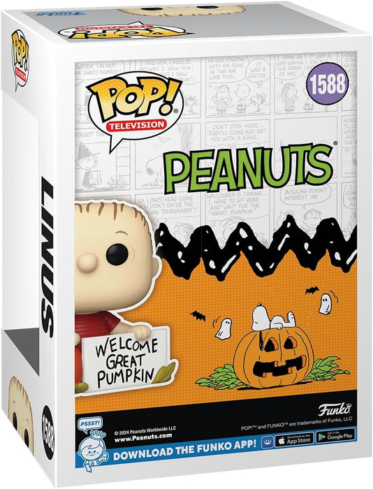 Funko Pop! Movies: ITG PiecesB– Linus Van Pelt - Peanuts TV Specials - Figura in Vinile da Collezione - Idea Regalo - Merchandising Ufficiale - Giocattoli per Bambini e Adulti - TV Fans