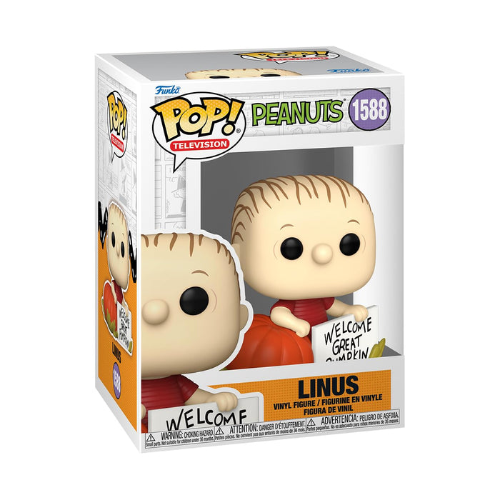 Funko Pop! Movies: ITG PiecesB– Linus Van Pelt - Peanuts TV Specials - Figura in Vinile da Collezione - Idea Regalo - Merchandising Ufficiale - Giocattoli per Bambini e Adulti - TV Fans