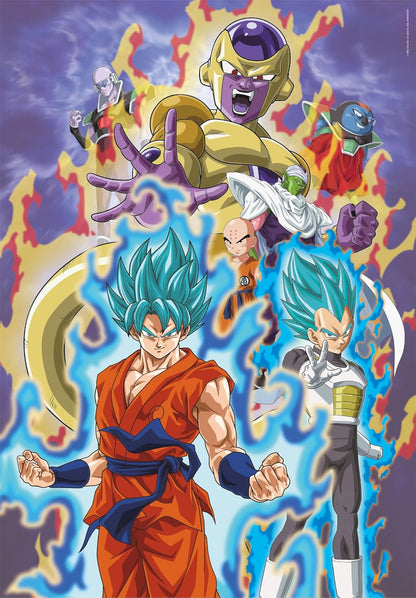 Clementoni 21726 Dragon Ball Jigsaw Dragonball 300 Pieces-Supercolor Children 9-11 Years, Gift for Boy/Girls, Anime, Cartoon, Puzzle for Kids, Made in Italy, Multicolor
