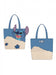 Disney Lilo & Stitch - Beach Day Stitch - Novelty Tote Bag, Blue, Casual