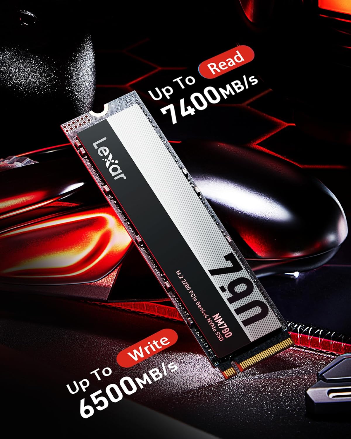 SSD M.2 Lexar 1TB PCIe Gen 4X4 NM790 NVMe