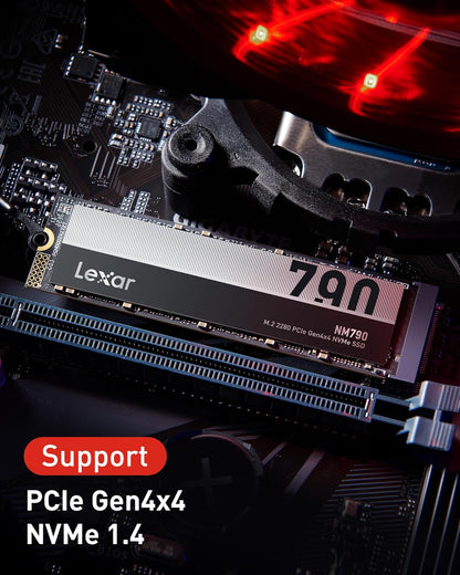 SSD M.2 Lexar 1TB PCIe Gen 4X4 NM790 NVMe