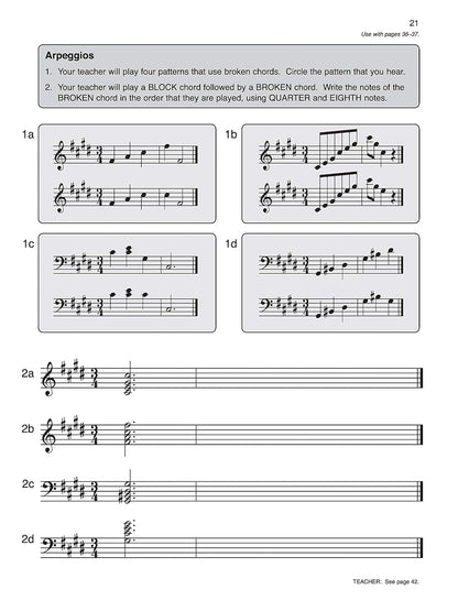 Alfred's Basic Piano Library Ear Training, Bk 6
