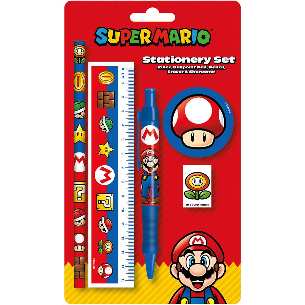 Super Mario Essential Stationery Set
