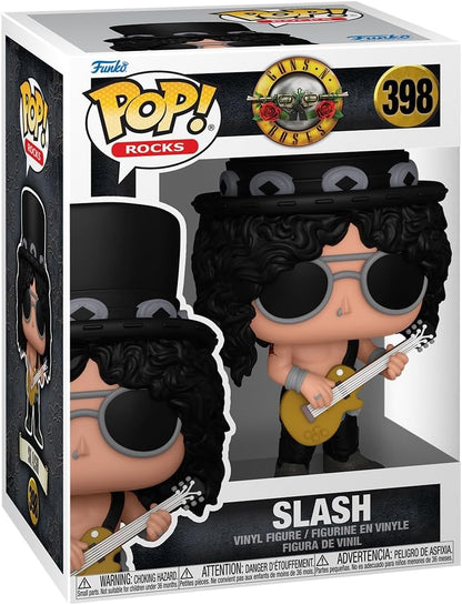 Funko Pop! Rocks: GnR - Slash - (1990's) - Guns N Roses - Collectable Vinyl Figure - Gift Idea - Official Merchandise - Toys for Kids & Adults - Music Fans - Model Figure for Collectors and Display