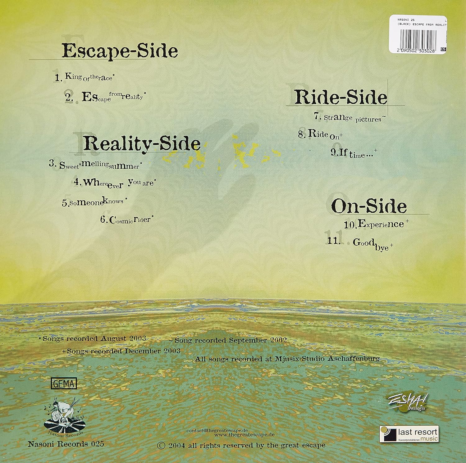 (Black) Escape from Reality