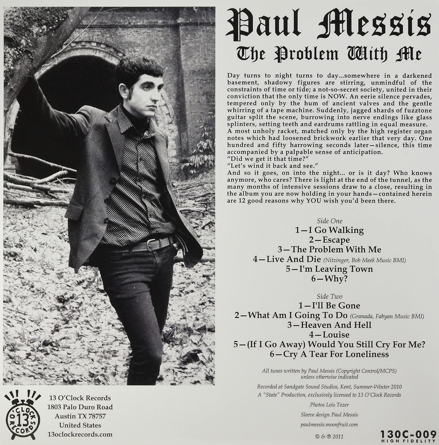 Paul Messis - The Problem With Me (Lp)