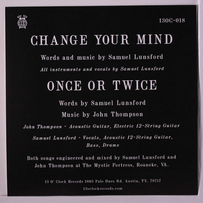 change your mind / once or twice