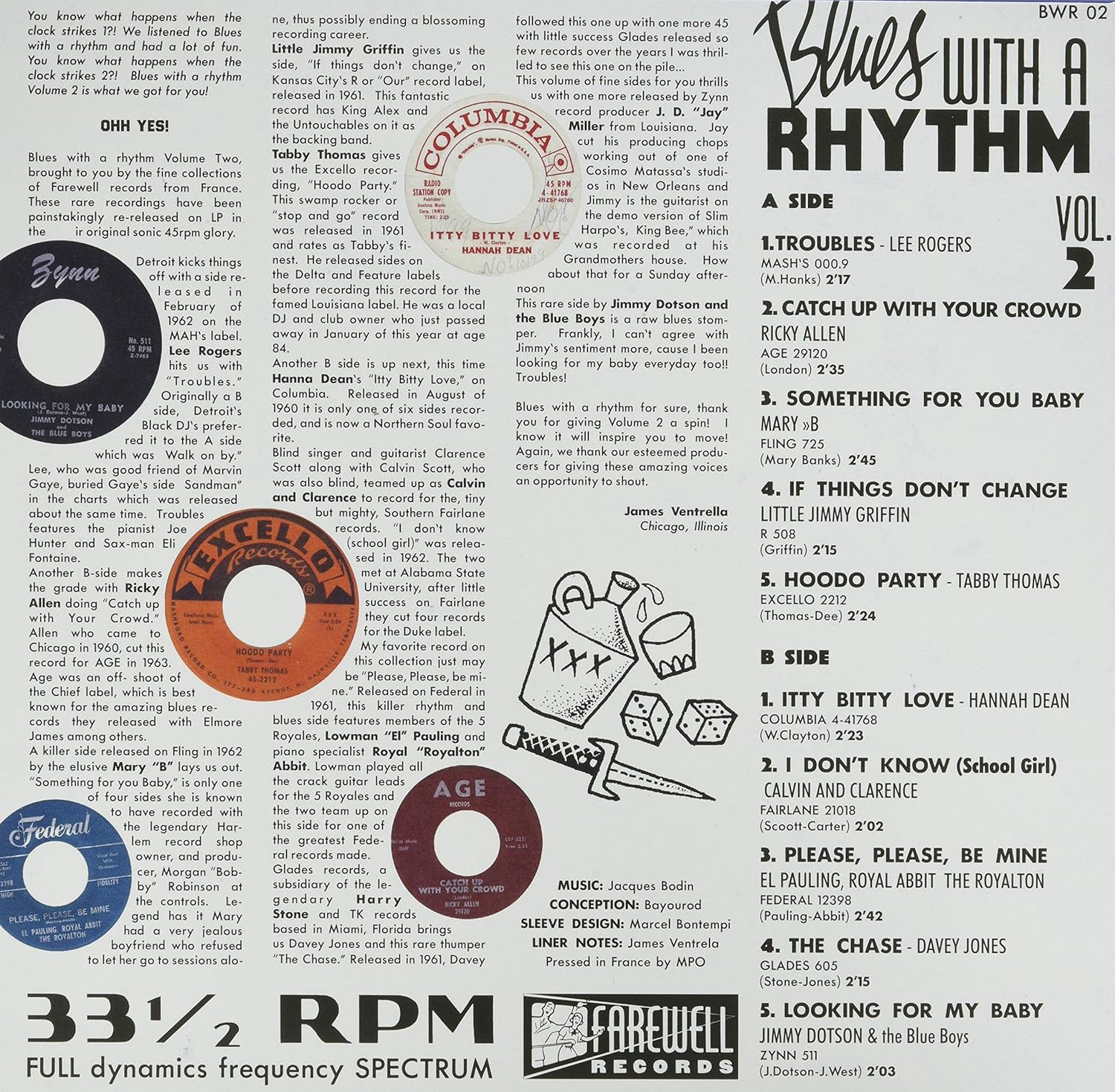 `Various Artists - Blues With A Rhythm, Vol. 2 (10`` Lp)`
