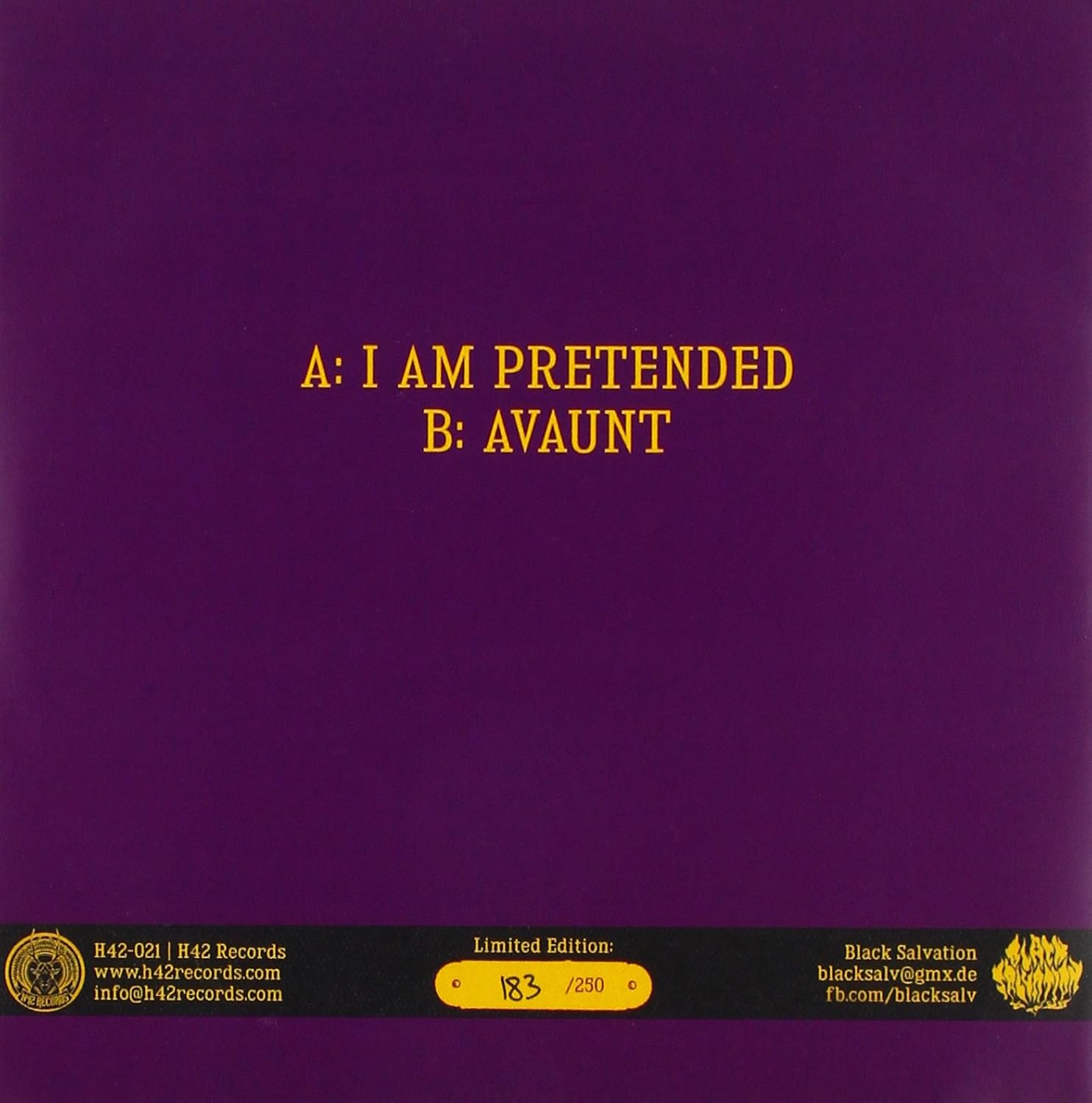 I am Pretended (Black