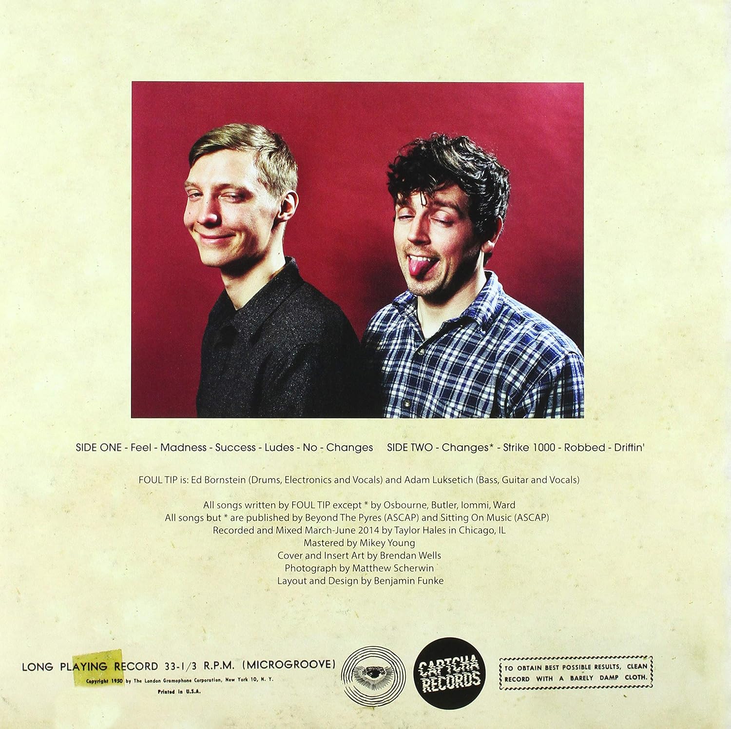 Foul Tip - Forever Driftin` (Lp)