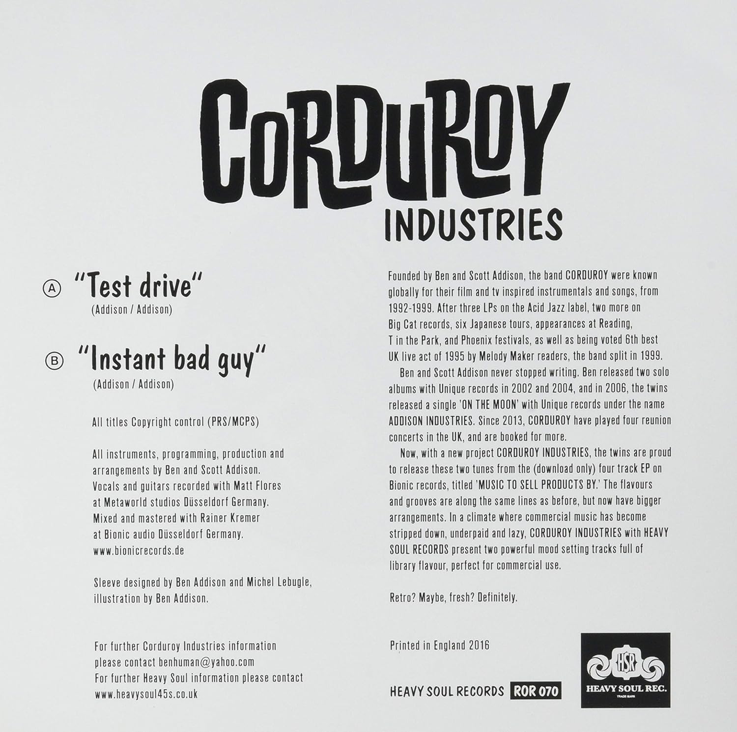 Test Drive/Instant Bad Guy