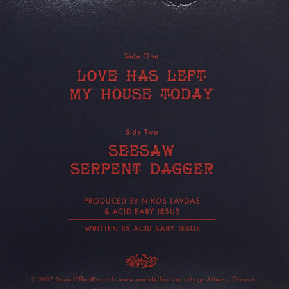 (Black) Love Has Left My House Today