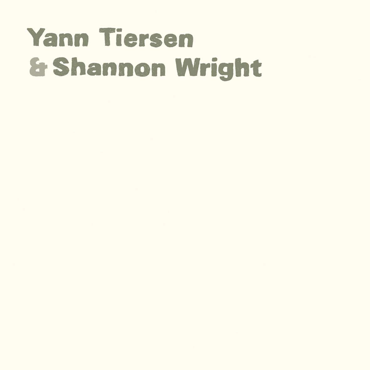 Yann Tiersen & Shannon Wright - Yann Tiersen & Shannon Wright (Lp)