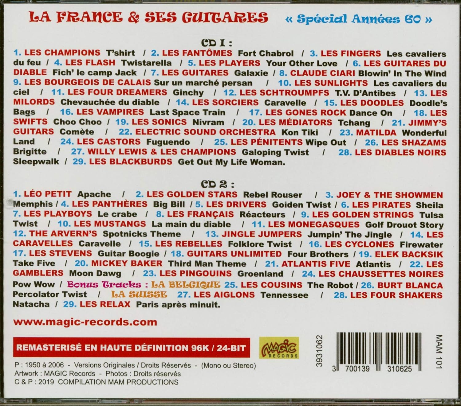 Various Artists - La France Et Ses Guitares (2 Cd)