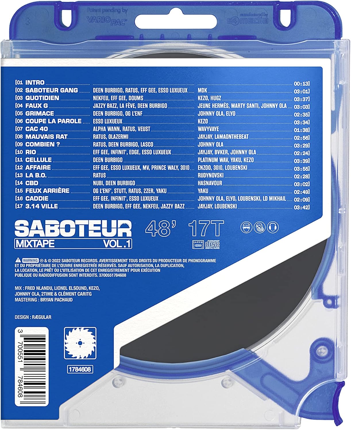 Saboteur Tape Vol. 1