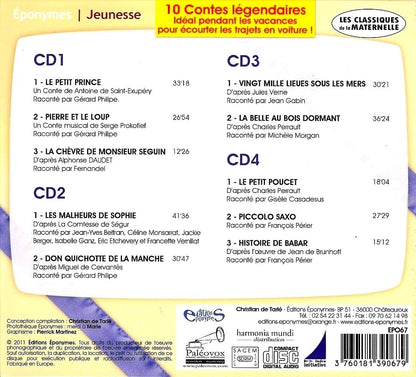 LES 10 CONTES PREFERES DES ENFANTS AVEC FRANCOIS PERIER, GERARD PHILIPE