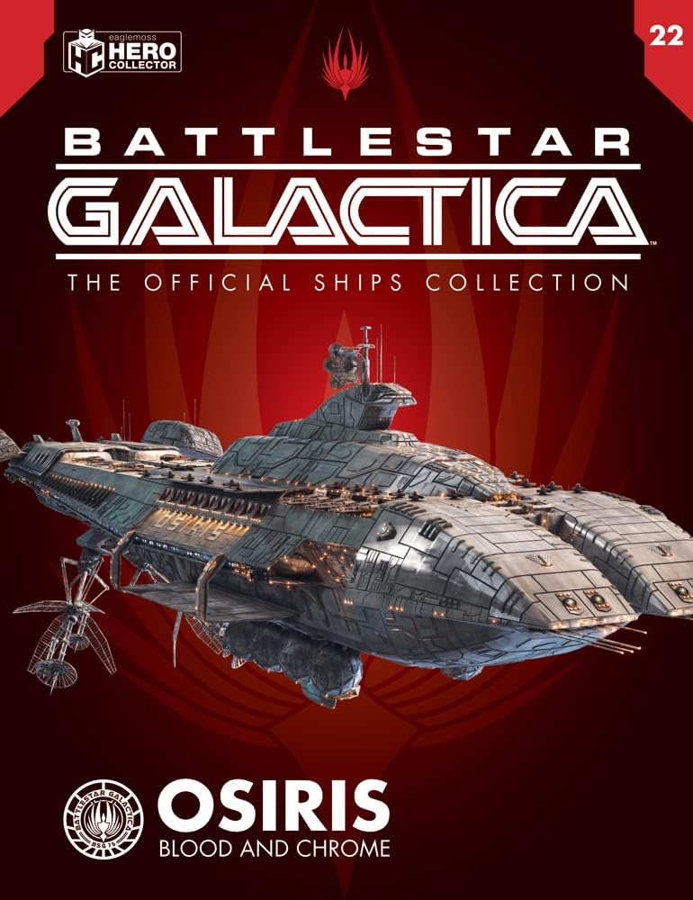 Eaglemoss Collections - Compatible for Osiris Ship - Battlestar Galactica Replica Ships Collection