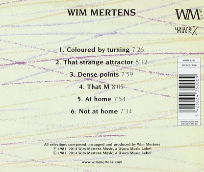 Wim Mertens - At Home - Not At Home