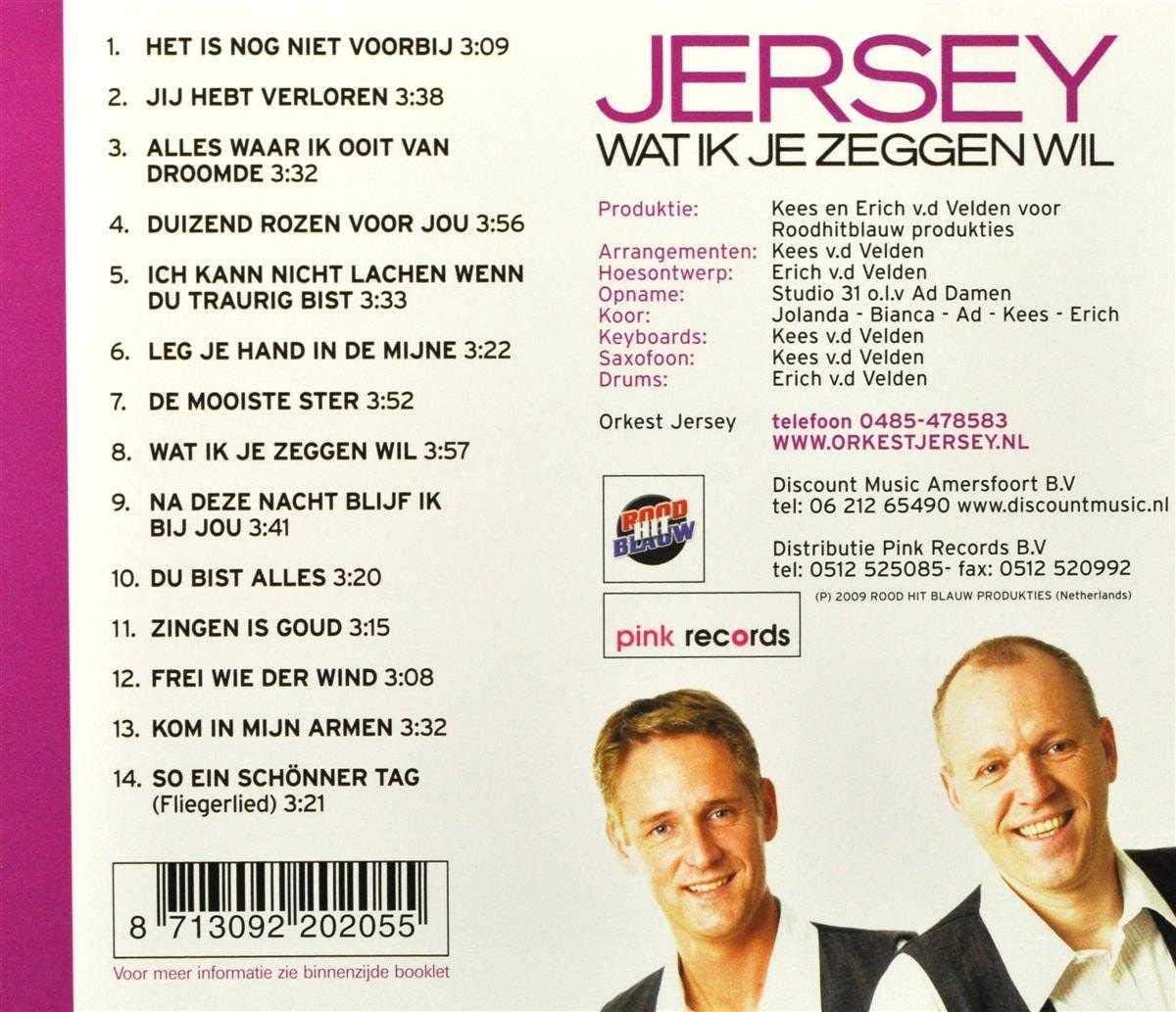 Jersey - Wat Ik Je Zeggen Wil