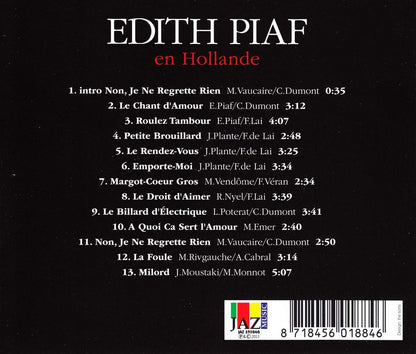 EDITH PIAF EN HOLLANDE