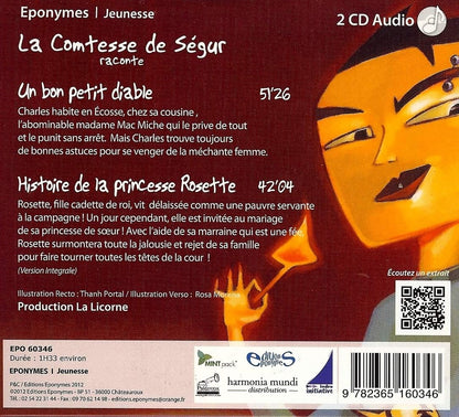 LA COMTESSE DE SEGUR RACONTE UN BON PETIT DIABLE/HISTOIRE DE LA PRINCESSE ROSETTE