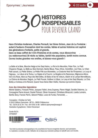 30 histoires indispensables pour devenir grand
