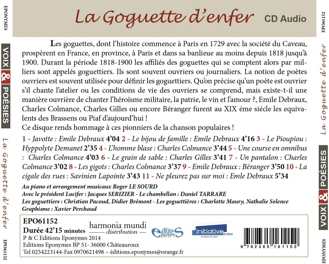 Various Artist - La Goguette Denfer / Claude Duneton