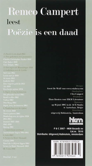 Remco Campert leest Poëzie is een daad: Remco Campert leesr