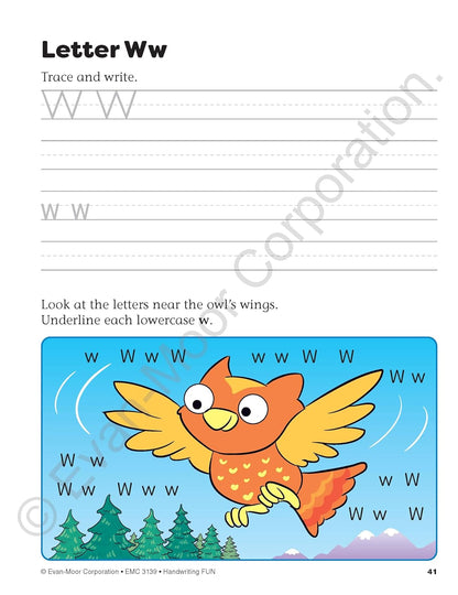 Handwriting Fun!, Grade K - 6 Workbook