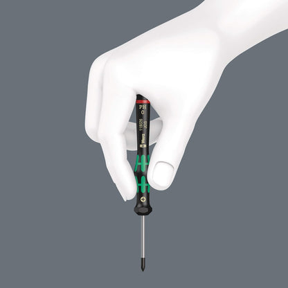 Wera Kraftform 2055 Micro Screwdriver - Pozidriv Tip 1