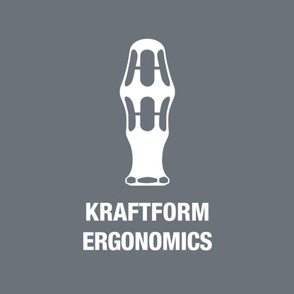 Wera 395 HO/7 SM Kraftform Hollow Shaft Nutspinner set, 7pc, 05029510001 & Kraftform 300 Screwdriver Set 6 Piece