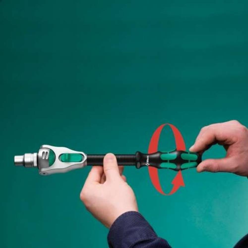Wera 8100 SA 2 Zyklop Speed-Knarrensatz, 1/4 Zoll metrisch, Schwarz, 42-teilig, 05003533001