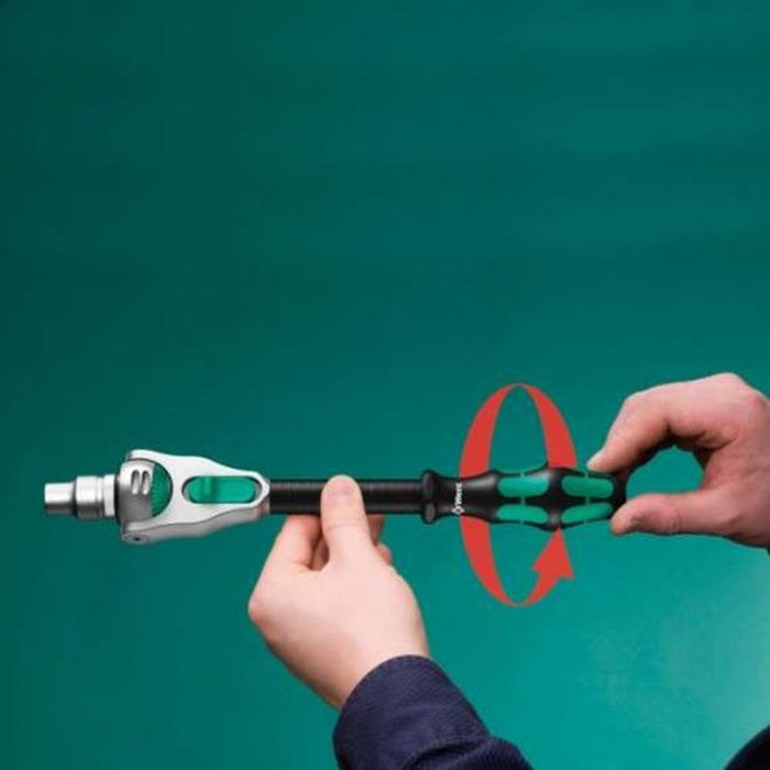 Wera 8100 SA 2 Zyklop Speed-Knarrensatz, 1/4 Zoll metrisch, Schwarz, 42-teilig, 05003533001