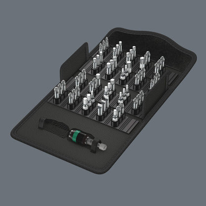 Wera Bit-Safe 43 Universal 1 Comprehensive Standard Bits and Holder Set in Pouch (for Drill/Drivers) 43pc, 0505745000