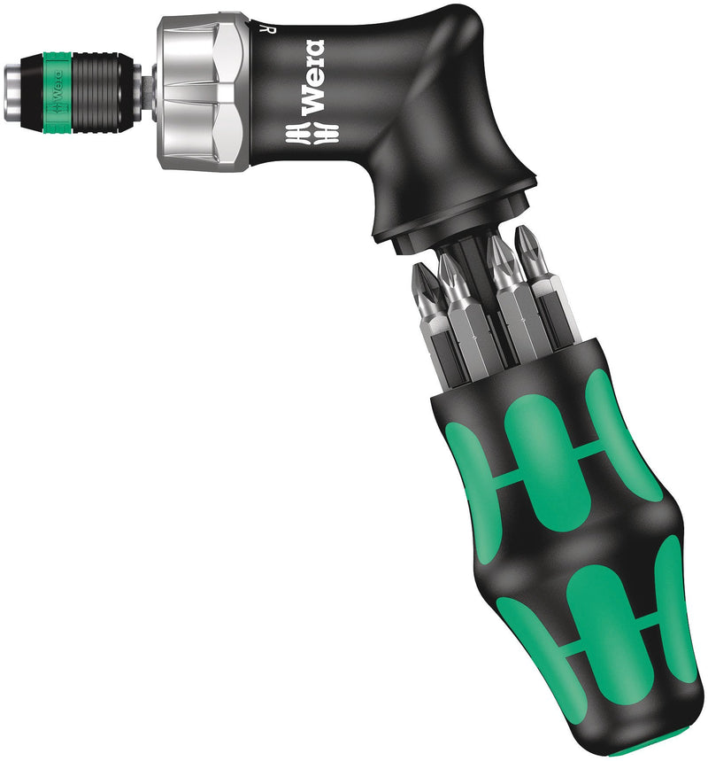 KK Pistol RA High Torque Ratchet Screwdriver & 6 Bits