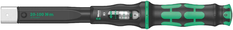 Wera '05075653001 Click-Torque X 3 Drehmomentschlüssel für Einsteckwerkzeuge, 9x12 x 20-100 Nm