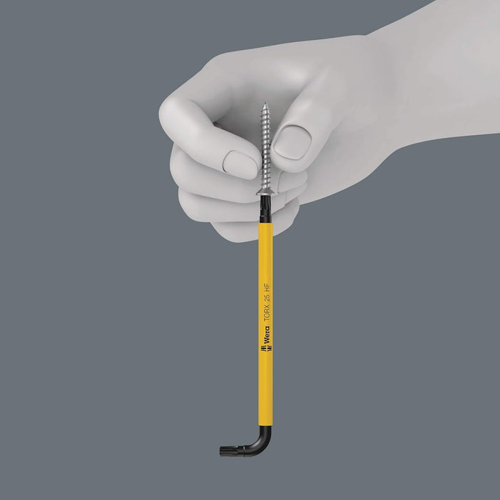 Wera 05024476001 967 SXL HF TORX Winkelschlüssel Mehrfarbig mit Haltefunktion, Lang