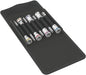 Wera 8740 B HF 1 Zyklop In-Hex-Plus holding function bit socket set, 3/8" drive, 7pc, 05003180001 , Black