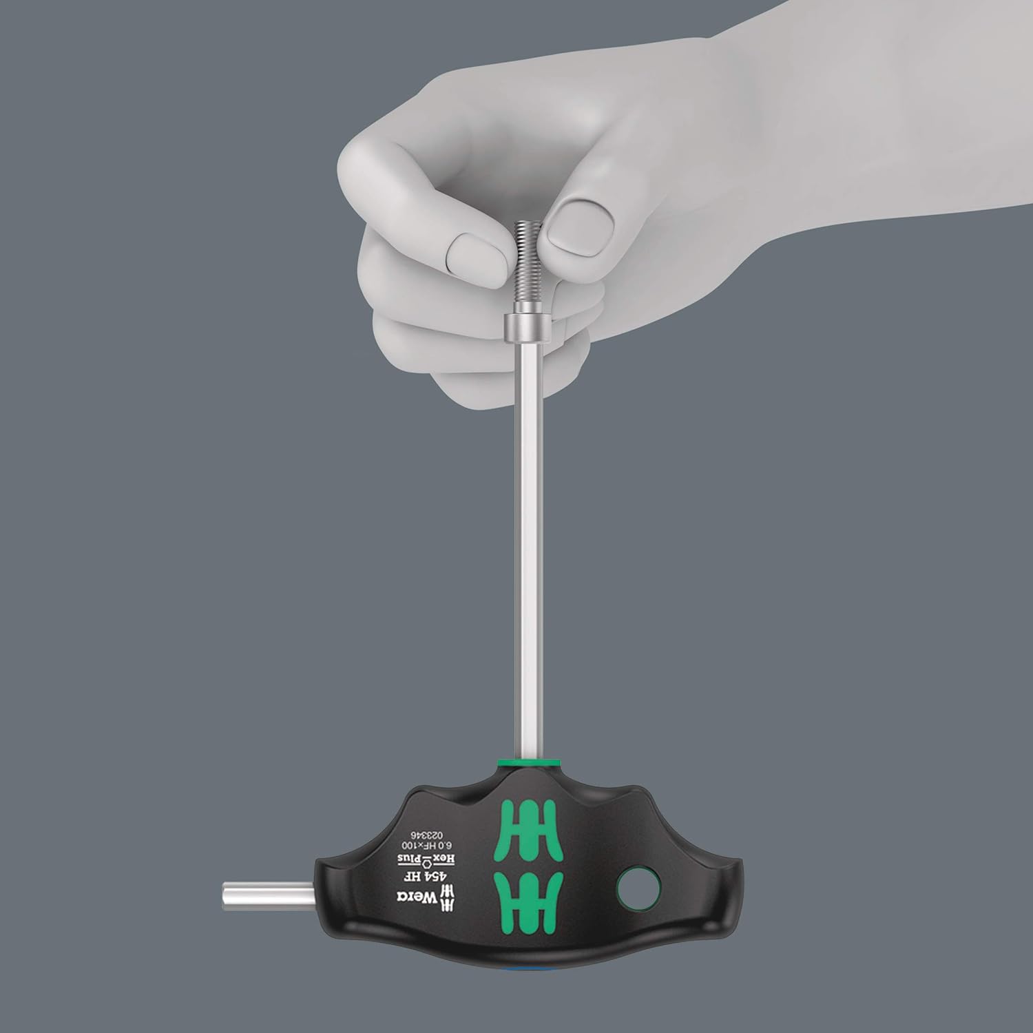 Wera 05023353001 454 HF T-handle hexagon screwdriver Hex-Plus with holding function