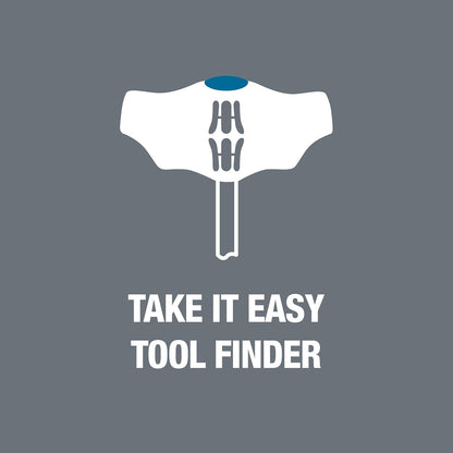 Wera 05023353001 454 HF T-handle hexagon screwdriver Hex-Plus with holding function